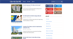 Desktop Screenshot of chungcucanhogiare.com