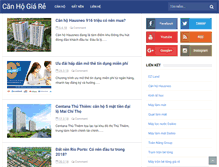 Tablet Screenshot of chungcucanhogiare.com
